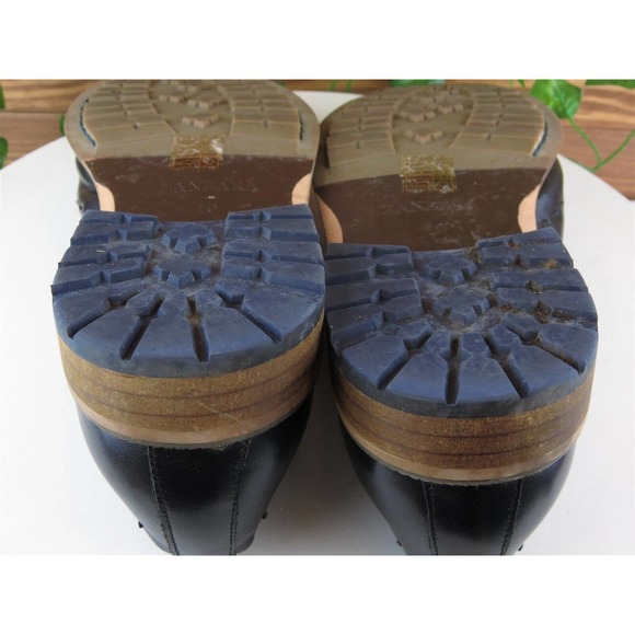 Zanzara Sz‎ 10 Oxfords Black Leather Men Lace Up JH390S20 Medium (D, M) - Picture 10 of 11